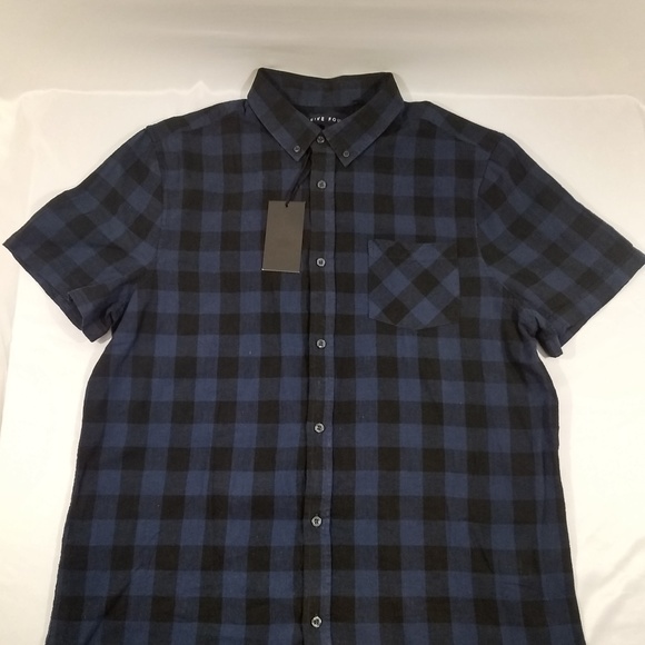 Five Four Mens XL Short Sleeve Button up Shirt - Picture 1 of 3